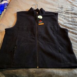 Mens L.L.Bean Polartec Black Fleece Vest